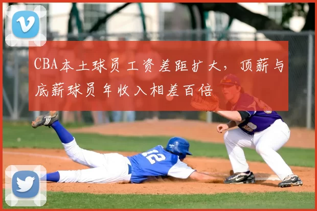 CBA本土球员工资差距扩大，顶薪与底薪球员年收入相差百倍